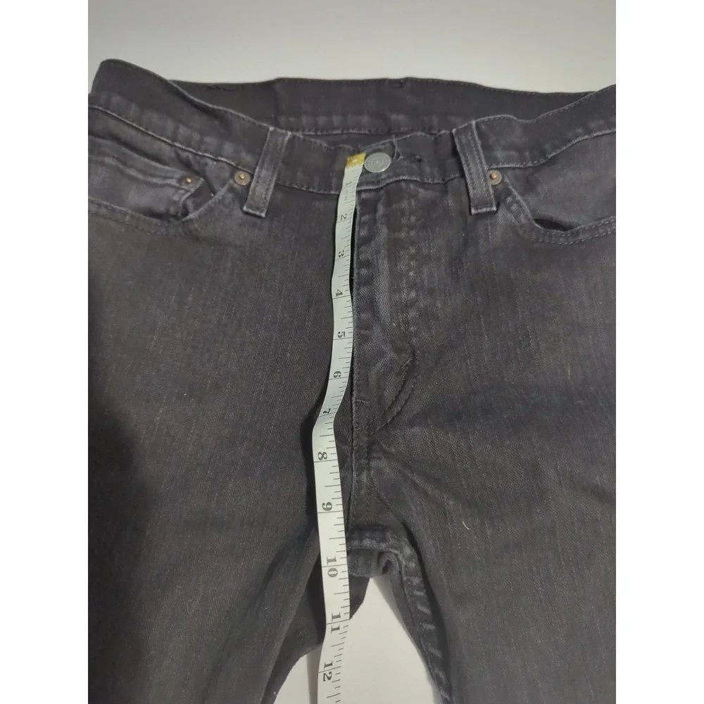 Levi's 511 Slim fit jeans mens 32x30 black stretch tapered denim streetwear